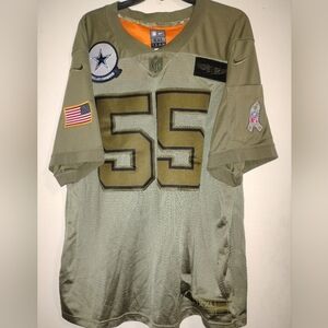 Nike Jersey Mens XXL Olive Green Salute To Service Dallas #55